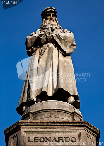 Image of Milan - Italy: Leonardo Da Vinci statue