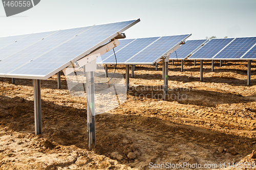 Image of Solar panel plant