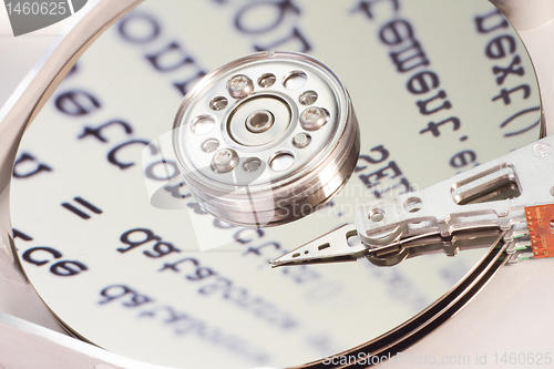 Image of hard drive internals
