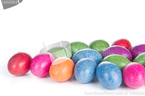 Image of easter eggs isolated
