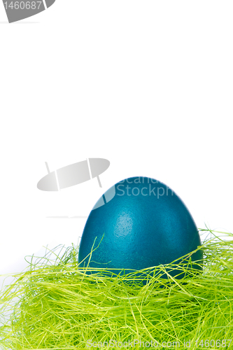 Image of easter egg in nest