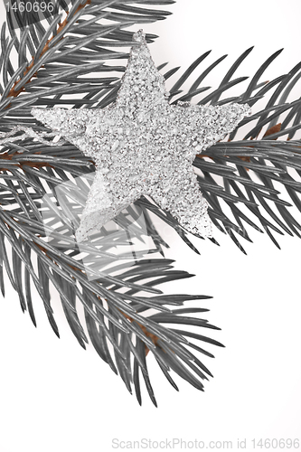 Image of Christmas tree with star