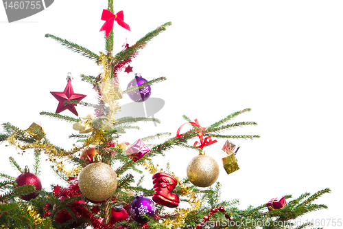 Image of decorated christmas tree