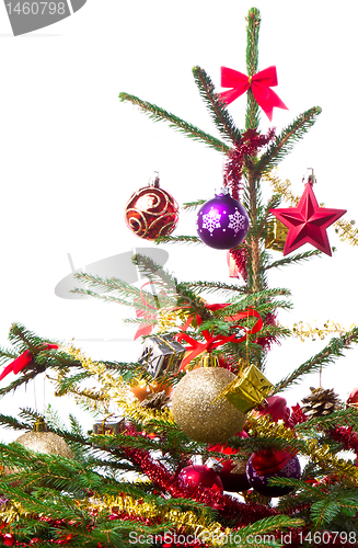 Image of decorated christmas tree