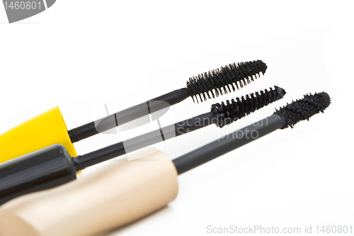 Image of mascara brushes