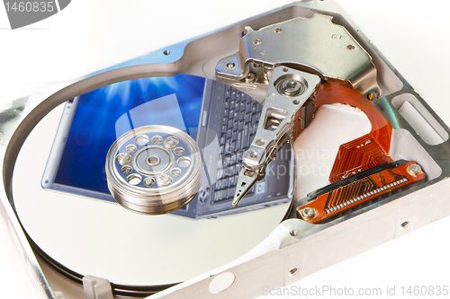 Image of hard drive internals