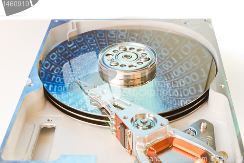 Image of hard drive internals