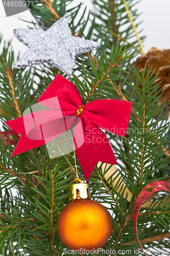 Image of Christmas tree decorated