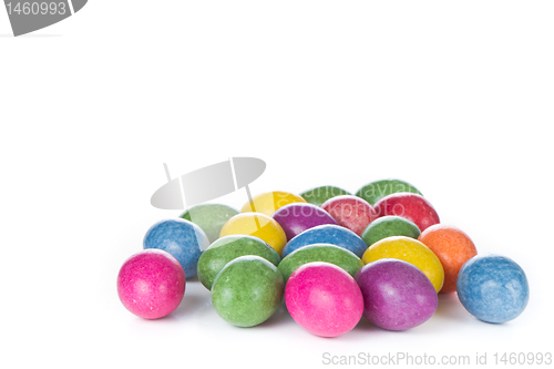 Image of easter eggs isolated