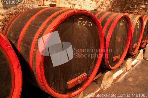 Image of wine barrels