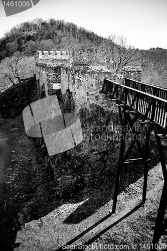 Image of castle ruins of Cornstejn