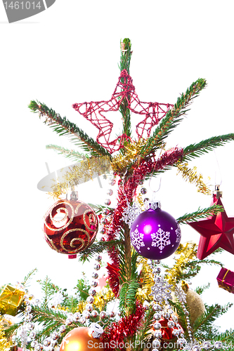 Image of decorated christmas tree