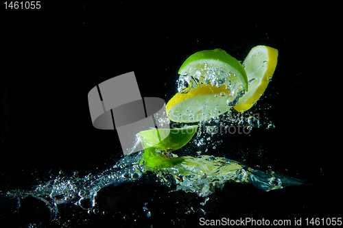 Image of fruit splash