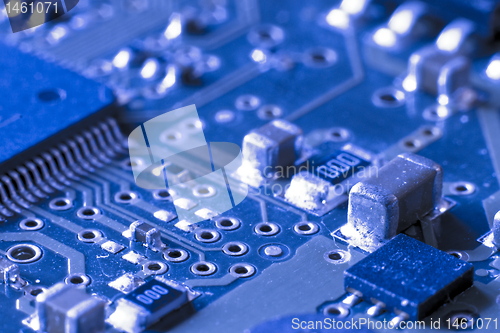 Image of electronic circuit board