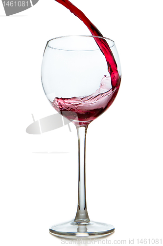 Image of pouring red wine 