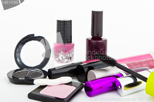 Image of collection of make-up