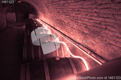 Image of wine barrels