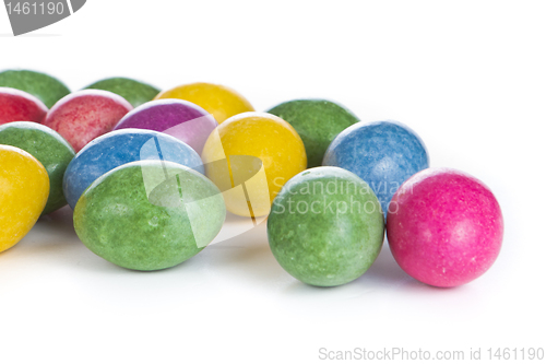 Image of easter eggs isolated