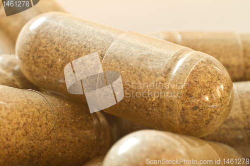 Image of medical capsules