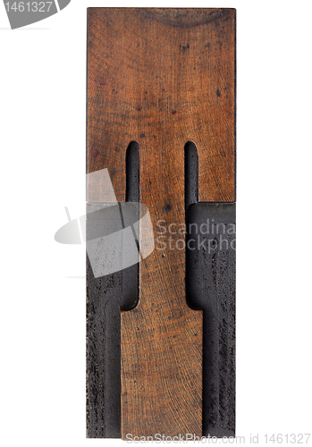 Image of antique letter T 