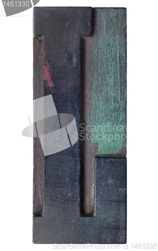 Image of antique letter L