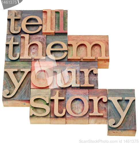 Image of tell them your story