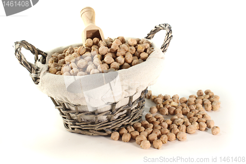 Image of dried chickpeas