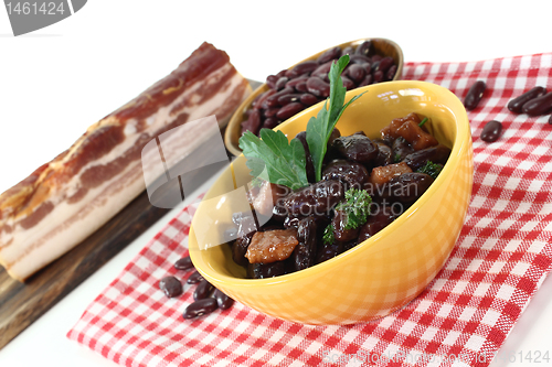 Image of Beans with bacon