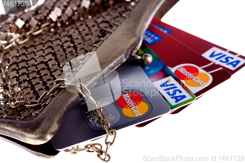 Image of wallet with credit cards