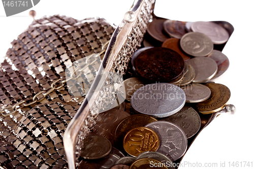 Image of purse with coins