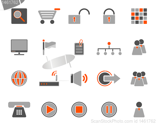 Image of Web icons