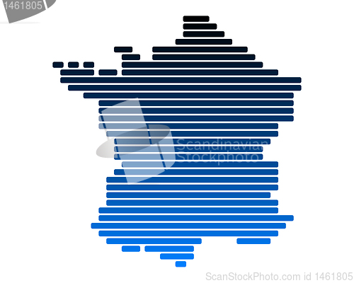 Image of Map of France