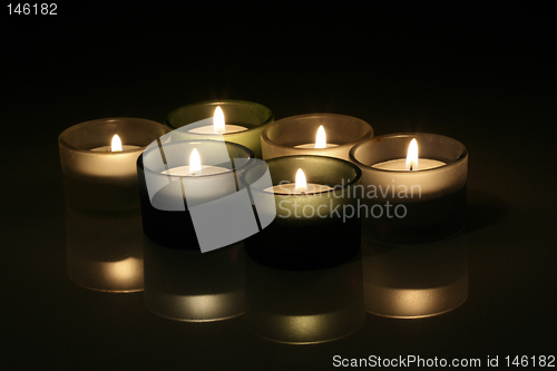 Image of six candles
