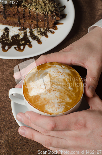 Image of latte coffe