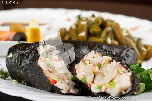 Image of tasty fish dish