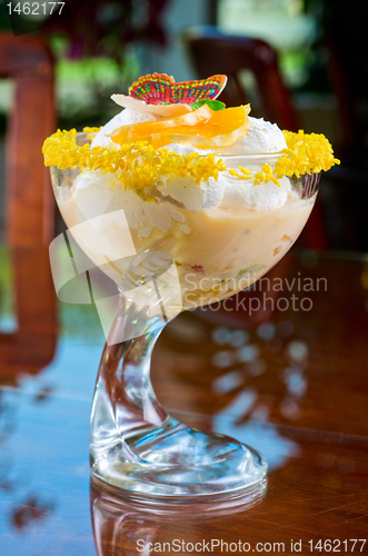 Image of Ice cream dessert