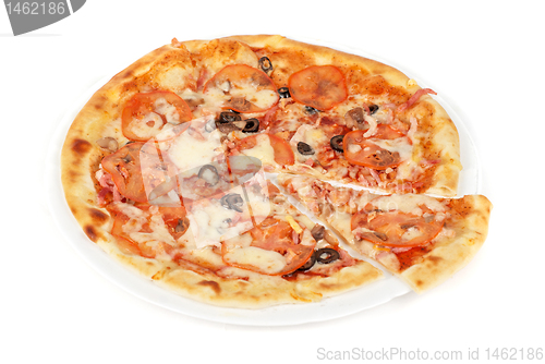 Image of meat pizza
