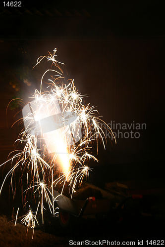 Image of sparkling fireworks