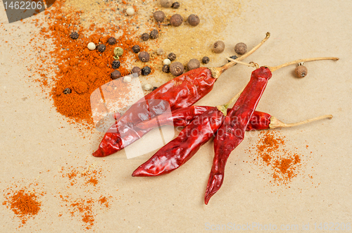 Image of peppers spices