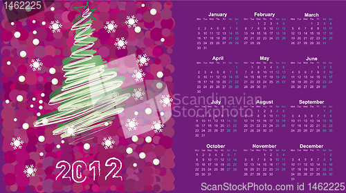 Image of calendar to a new 2012 year