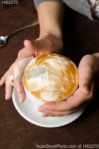 Image of latte coffe