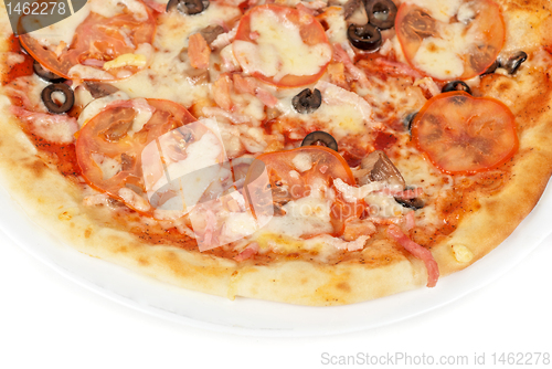Image of meat pizza
