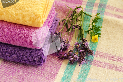 Image of Colorful towels