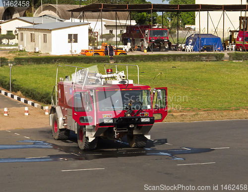 Image of Fire Truck at Banjul Airport