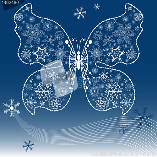 Image of Christmas dark blue background