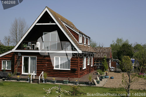 Image of chalet type house