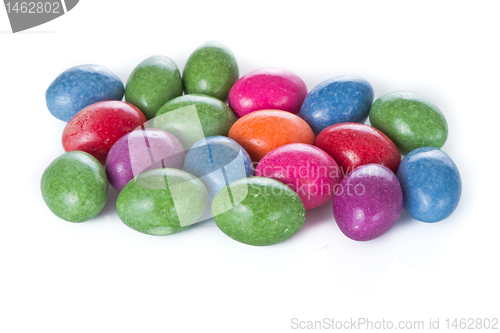 Image of easter eggs isolated
