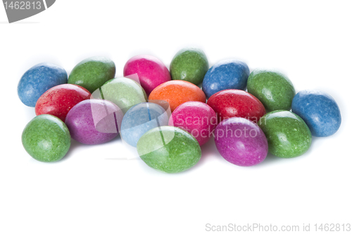 Image of easter eggs isolated