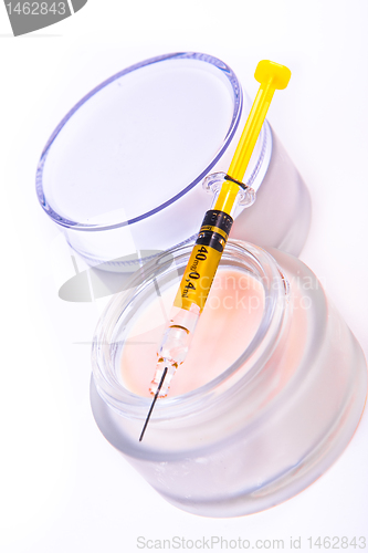 Image of botox cream with syringe