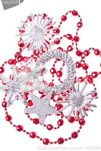Image of christmas decoration set